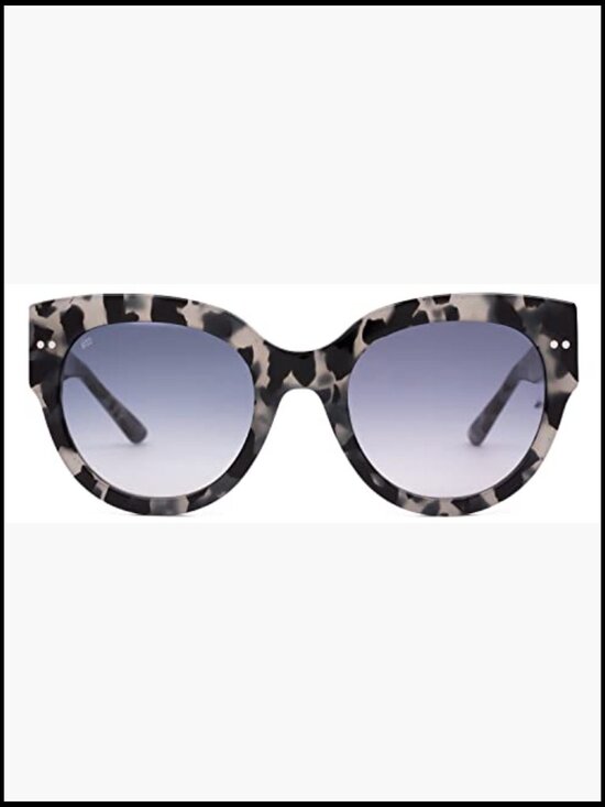 Women\'s Round Oval Acetate Sunglasses UV Protection Retro Festival